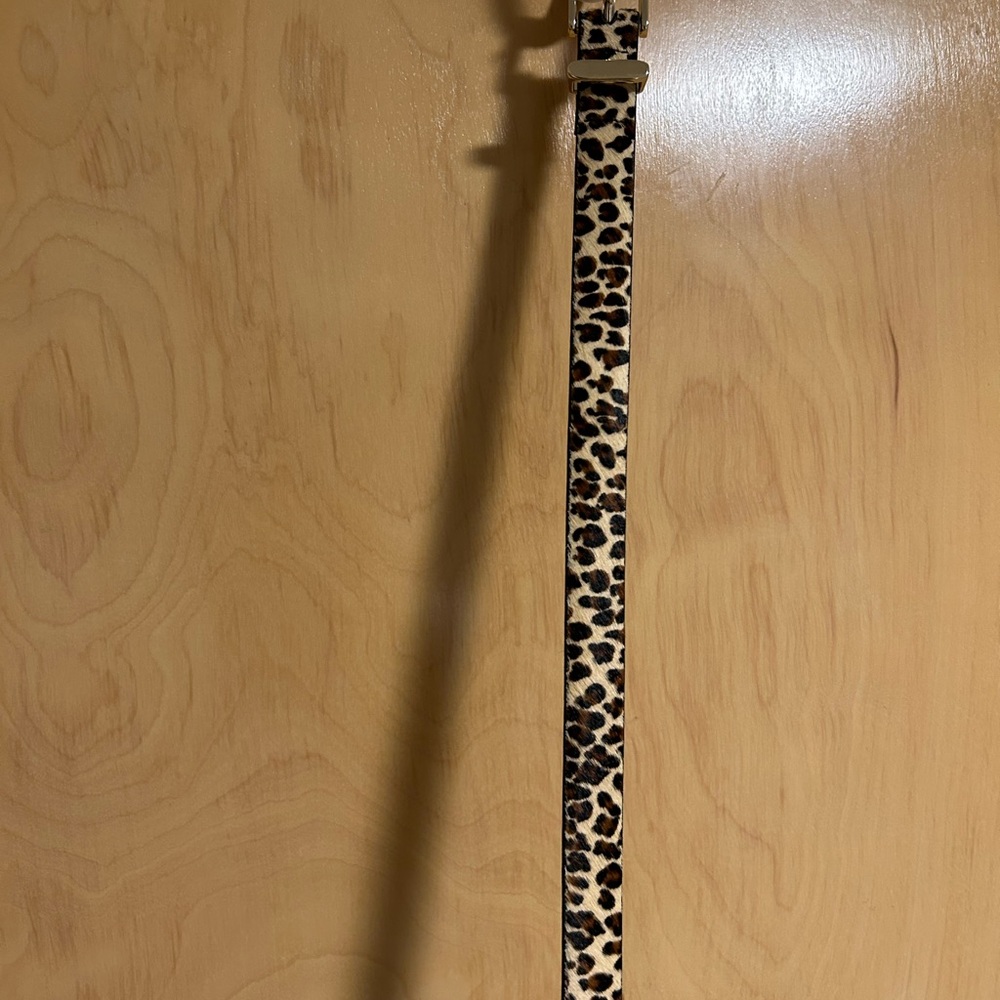Leopard Print Women's Belt - Picture 2 of 4